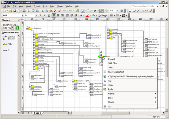create folder structure diagram