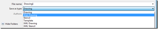 Web Drawing file type